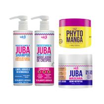 Kit Máscara Juba, Phyto Manga, Higienizando E Encrespando