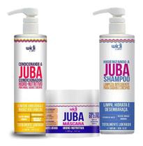 Kit Máscara Juba, Shampoo, Condicionador Widi Care
