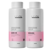 Kit Máscara + Leave-In Cronograma Capilar Lamine 2X500Ml