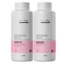 Kit Máscara + Leave-in Cronograma Capilar Lamine 2x500ml