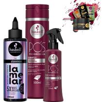 Kit Máscara Líquida Lamelar 200ml Pós Progressiva Sh Fluido Kit Máscara Líquida Lamelar 200ml Pós Progressiva Sh Fluido