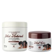 Kit Máscara Mel Natural + Mel cola 250g Modelagem Trihair Kit Máscara Mel Natural + Mel cola 250g Modelagem Trihair