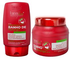 Kit Máscara Morango 250g + Leave-in 140g Forever Liss Kit Máscara Morango 250g + Leave-in 140g Forever Liss