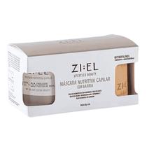 Kit Máscara Natural Capilar em Barra Nutritiva Com Case De Bambu 45g Ziel