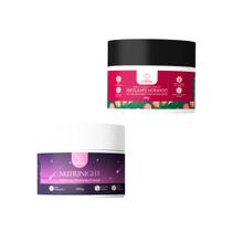 Kit Máscara NutriNight + Esfoliante Morango Fio Cabana 300g Hidrata, Renova e Ilumina a Pele Kit Máscara NutriNight + Esfoliante Morango Fio Cabana 300g Hidrata, Renova e Ilumina a Pele