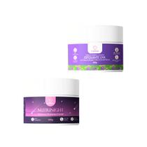 Kit Máscara NutriNight + Esfoliante Uva Fio Cabana Hidratação Profunda, Nutrição e Renovação