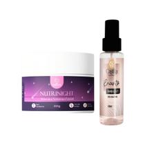 Kit Máscara NutriNight Fio Cabana 300g + Body Splash Castilla 100ml Luxo, Sublime ou Encanto