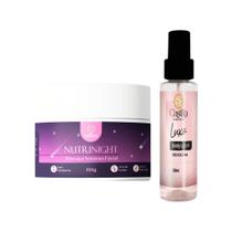 Kit Máscara NutriNight Fio Cabana 300g + Body Splash Castilla 100ml Luxo, Sublime ou Encanto