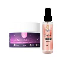 Kit Máscara NutriNight Fio Cabana 300g + Body Splash Castilla 100ml Luxo, Sublime ou Encanto