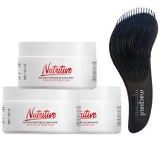 Kit Máscara Nutritive 250g (4 Itens) - Escova