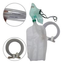 Kit Máscara Oxigênio + Reservatori Adulto 1000Ml + Tubo Cabo Kit Máscara Oxigênio + Reservatori Adulto 1000Ml + Tubo Cabo