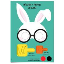 Kit Máscara para Colorir Páscoa Cores - 1 unidade - Cromus Páscoa - Rizzo Kit Máscara para Colorir Páscoa Cores - 1 unidade - Cromus Páscoa - Rizzo