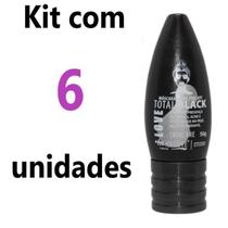 -Kit Mascara Pell Off 50 Gr Total Black (6 Un.) Max Love