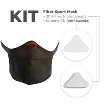 Kit Máscara Proteção Fiber Knit Sport Z754K-0975