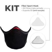 Kit Máscara Proteção Fiber Knit Sport Z754K-0998