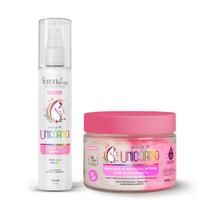 Kit Máscara + Protetor Térmico Magia Unicórnio Forever Liss