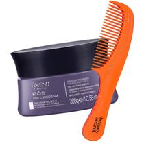 Kit Máscara Reconstrução Intensificadora Amend Expertise Pós Progressiva 300g e Pente Beauty Secret