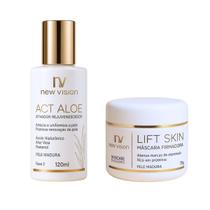Kit Máscara Rejuvenescedora Lift Skin Act Aloe Kit Máscara Rejuvenescedora Lift Skin Act Aloe