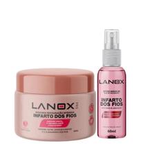 Kit Máscara Restauração 250g + Óleo Infarto dos Fios Lanox