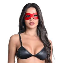 Kit Máscara Tiazinha e Top Biquini Cirrê Sintético Festa a Fantasia Kit Máscara Tiazinha e Top Biquini Cirrê Sintético Festa a Fantasia