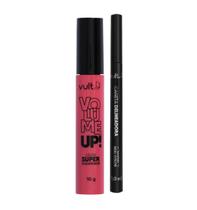 Kit Mascara Vult Cilios Volume Up 10g +Caneta Vult Delineadora para Olhos Preta 1,0ml