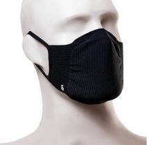 Kit Máscara Zero Costura Vírus Bac-Off Preta 2 Peças Lupo Tamanho Único