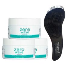 Kit Máscara Zero Wave 250g (4 Itens) - Escova