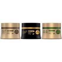 Kit Máscaras 300g Cavalo Forte MuruMuru e Mandioca - Haskell Kit Máscaras 300g Cavalo Forte MuruMuru e Mandioca - Haskell