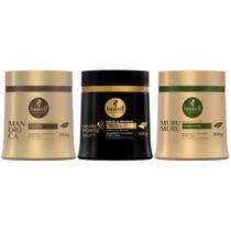 Kit Máscaras 500g Cavalo Forte MuruMuru e Mandioca - Haskell Kit Máscaras 500g Cavalo Forte MuruMuru e Mandioca - Haskell