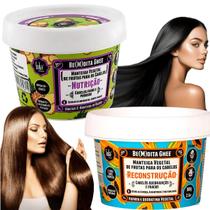 Kit Máscaras Capilares Lola Be(M)dita GHE 100g - Papaya & Querat Veg + Abacaxi & Manteiga de Bacuri
