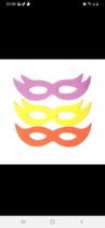 Kit Máscaras de eva Lisa com 10 unidades cores sortidas