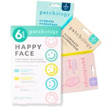 Kit Máscaras Faciais Patchology Perfect Weekend FlashMasque (6 Unidades)