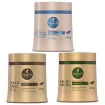 Kit Mascaras Haskell Bendito Loiro 500g Murumuru Mandioca 900g