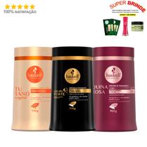 Kit Mascaras Haskell Cavalo Forte, Tutano E Quina Rosa 900g