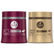 Kit Máscaras Haskell Mandioca e Pós Progressiva 500g Kit Máscaras Haskell Mandioca e Pós Progressiva 500g