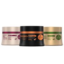 Kit Máscaras Haskell Queratina + Murumuru + Encorpa Cabelo 300g Kit Máscaras Haskell Queratina + Murumuru + Encorpa Cabelo 300g