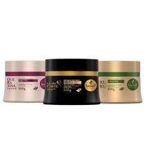Kit Máscaras Queratina + Murumuru + Cavalo Forte Haskell 300g Kit Máscaras Queratina + Murumuru + Cavalo Forte Haskell 300g