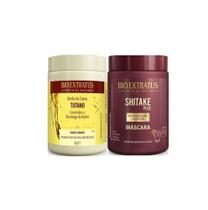 Kit Máscaras Tutano + Shitake Plus 1 Kg - Bio Extratus