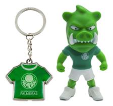 Kit Mascote Porco Gobbato + Chaveiro Metal Palmeiras Oficial