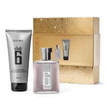Kit Masculino Club 6 Deo Colônia 95Ml + Loção Hidratante Desodorante 200Ml Eudora Kit Masculino Club 6 Deo Colônia 95Ml + Loção Hidratante Desodorante 200Ml Eudora