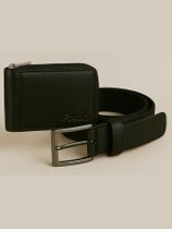 Kit Masculino Fasolo Carteira Zíper e Cinto