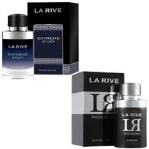 Kit Masculino La Rive Perfume Extreme Story EDT 75ml Perfume LR Password EDT 75ml Kit Masculino La Rive Perfume Extreme Story EDT 75ml Perfume LR Password EDT 75ml