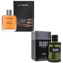 Kit Masculino Perfume La Rive Heroic EDT 100ml + Perfume I Scents Black Scent EDT 100ml Kit Masculino Perfume La Rive Heroic EDT 100ml + Perfume I Scents Black Scent EDT 100ml