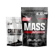 Kit Mass Infusion 3K + Creat Monohydrate 1K Nutrex Research