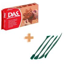 Kit Massa DAS Terracota 500g C/ Jogo De Estecas De Plastico