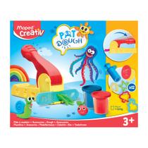 Kit Massa de Modelar com 4 Potes e 12 Acessórios Creativ - MAPED Kit Massa de Modelar com 4 Potes e 12 Acessórios Creativ - MAPED