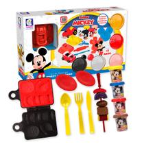 Kit Massa de Modelar Disney Mickey Churrascaria 11 Itens