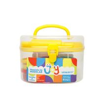 Kit Massa de Modelar Joy Maleta - 8 Cores Mais 15 Moldes Leo&Leo Leonora - 73532 Kit Massa de Modelar Joy Maleta - 8 Cores Mais 15 Moldes Leo&Leo Leonora - 73532