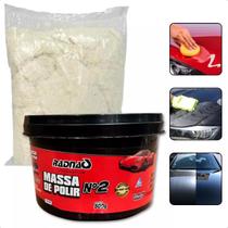 Kit Massa De Polir Nº2 Radnaq com Estopa Branca Restaure o Brilho da Pintura com Eficiência e Elimine Riscados e Manchados Kit Massa De Polir Nº2 Radnaq com Estopa Branca Restaure o Brilho da Pintura com Eficiência e Elimine Riscados e Manchados