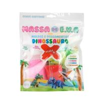 Kit Massa EVA Dinossauro Com Moldes E Ferramentas 60g - MAKE + Kit Massa EVA Dinossauro Com Moldes E Ferramentas 60g - MAKE +